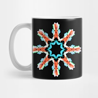 Red and blue Star Mug